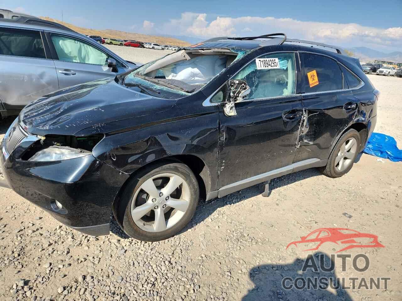 LEXUS RX350 2010 - 2T2BK1BA9AC052101