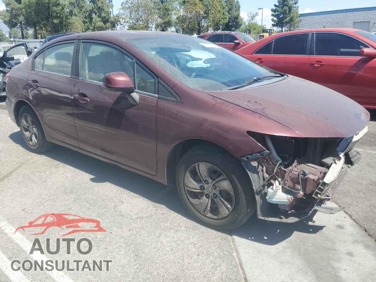 HONDA CIVIC 2013 - 19XFB2F54DE214358