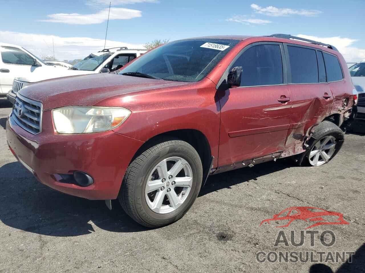 TOYOTA HIGHLANDER 2010 - 5TDZK3EH1AS018541