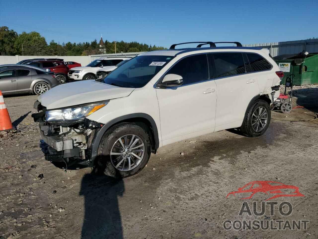 TOYOTA HIGHLANDER 2018 - 5TDJZRFH6JS523808