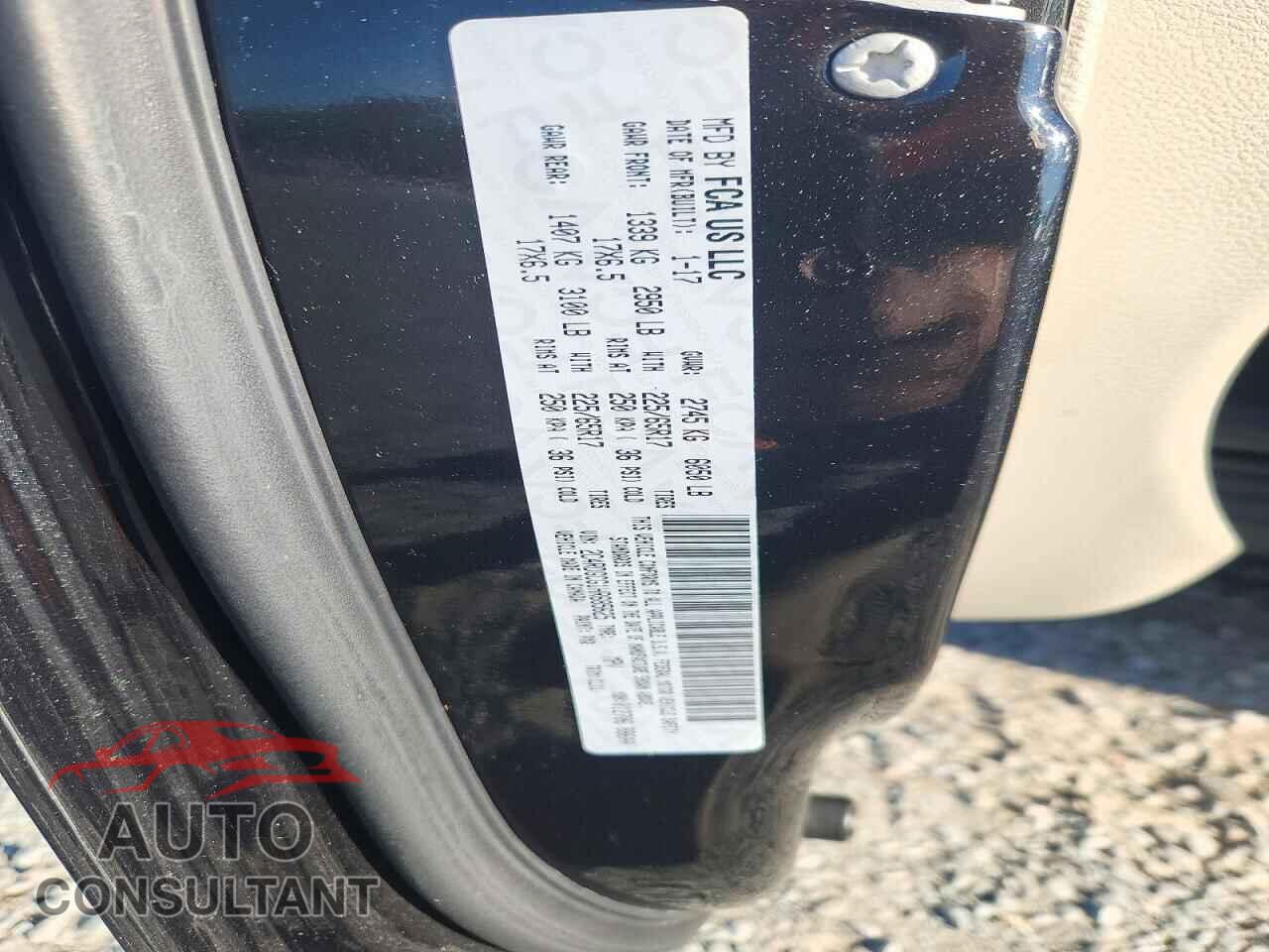 DODGE CARAVAN 2017 - 2C4RDGCG1HR685625