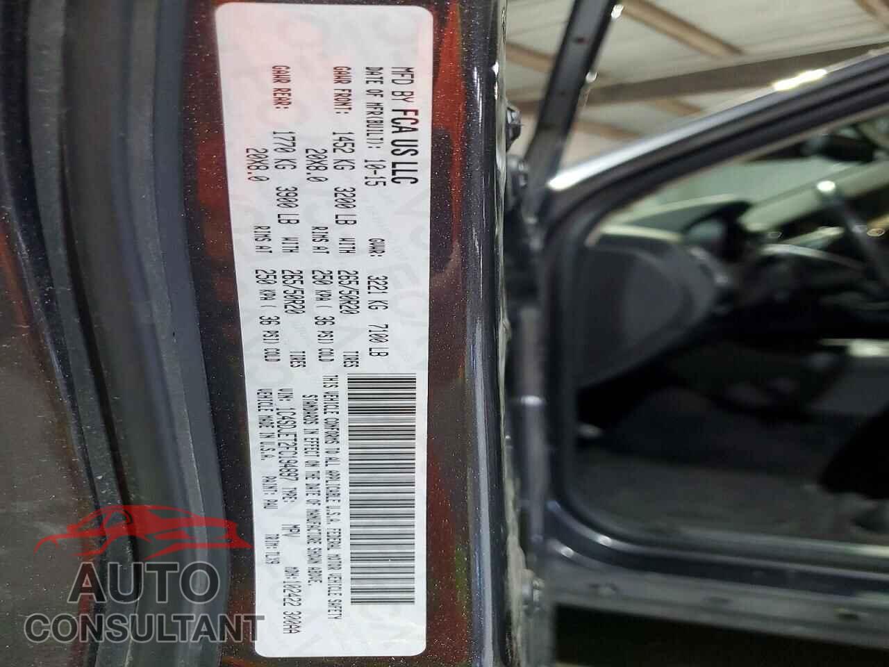 DODGE DURANGO 2015 - 1C4SDJET2FC194897