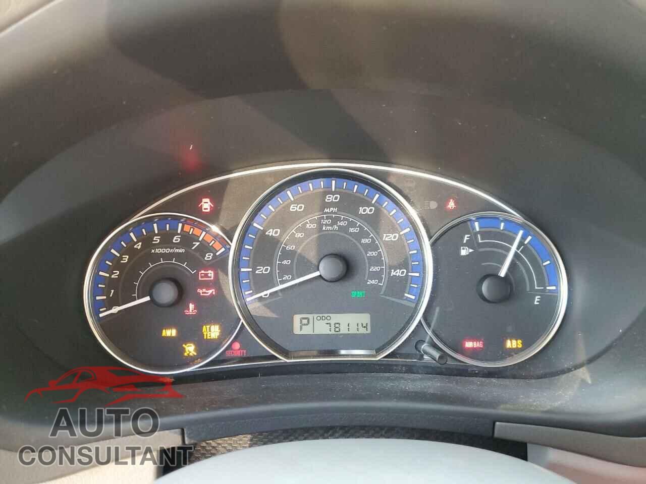 SUBARU FORESTER 2010 - JF2SH6BC5AH773353