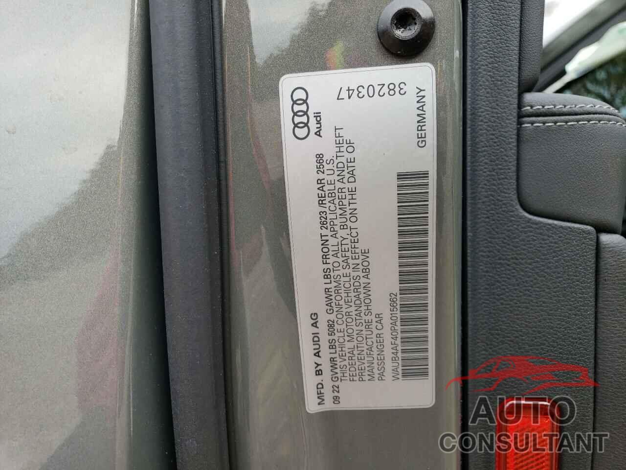 AUDI S4/RS4 2023 - WAUB4AF40PA015662