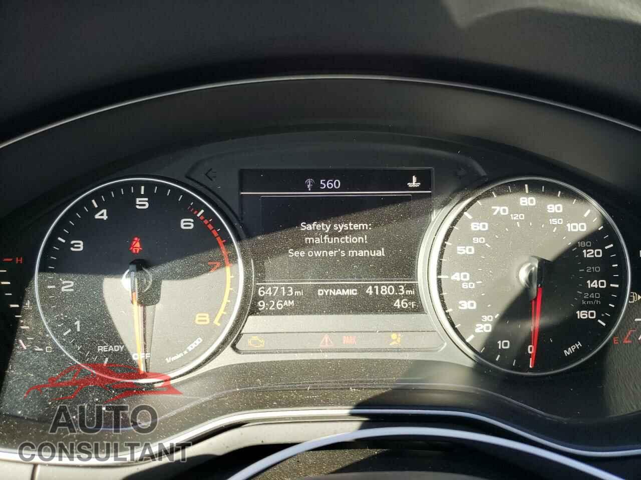 AUDI A4 2017 - WAUPNAF48HN058434