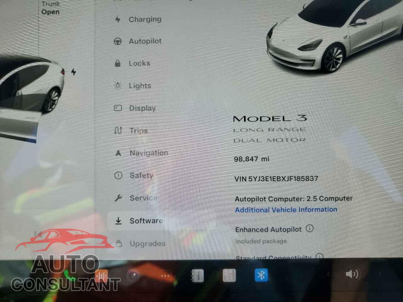TESLA MODEL 3 2018 - 5YJ3E1EBXJF185837