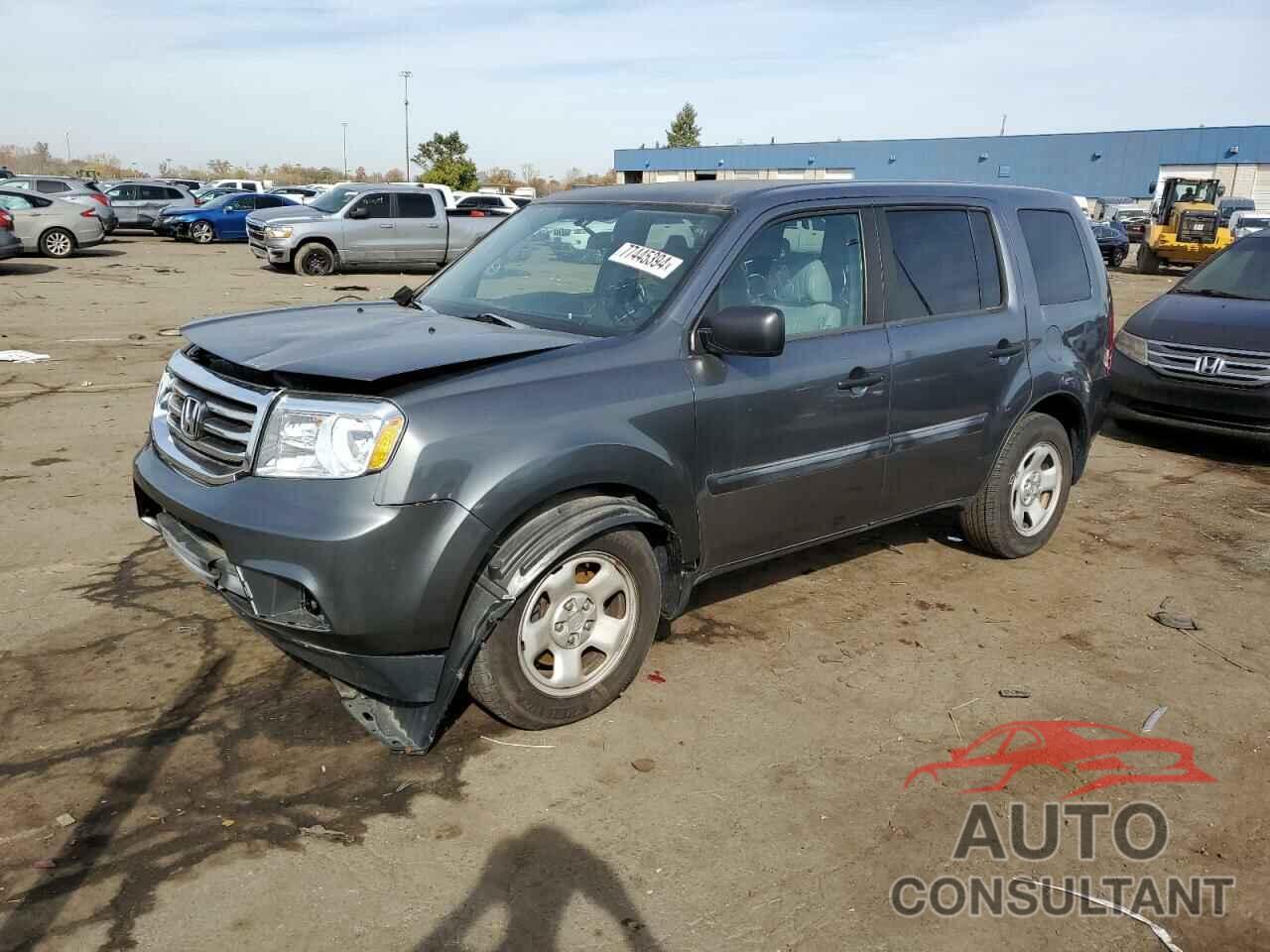 HONDA PILOT 2013 - 5FNYF4H20DB025504