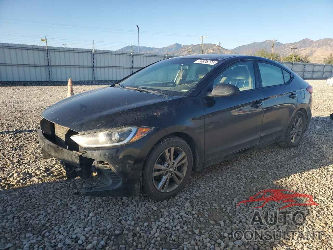 HYUNDAI ELANTRA 2017 - KMHD84LF9HU068721