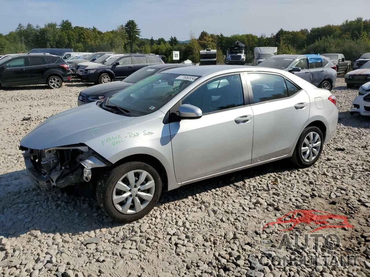 TOYOTA COROLLA 2016 - 2T1BURHE5GC602152
