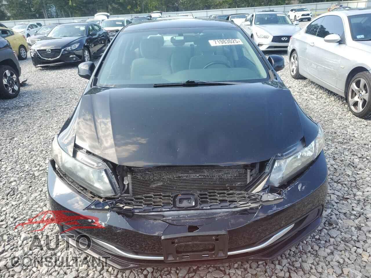HONDA CIVIC 2013 - 19XFB2F54DE095615