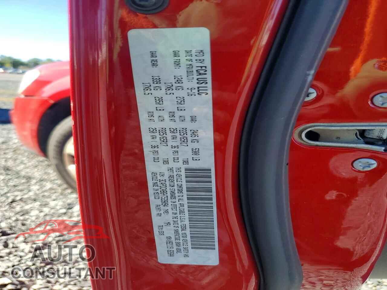 DODGE JOURNEY 2017 - 3C4PDCAB6HT539094