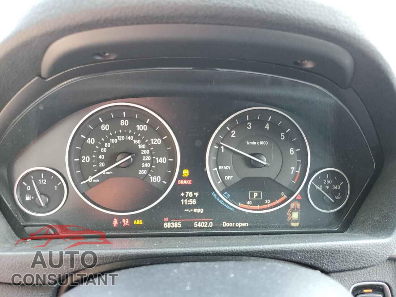 BMW 3 SERIES 2014 - WBA3B5C56EF599581