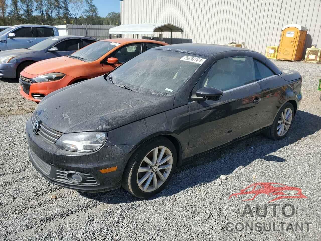 VOLKSWAGEN EOS 2013 - WVWBW8AH3DV003705