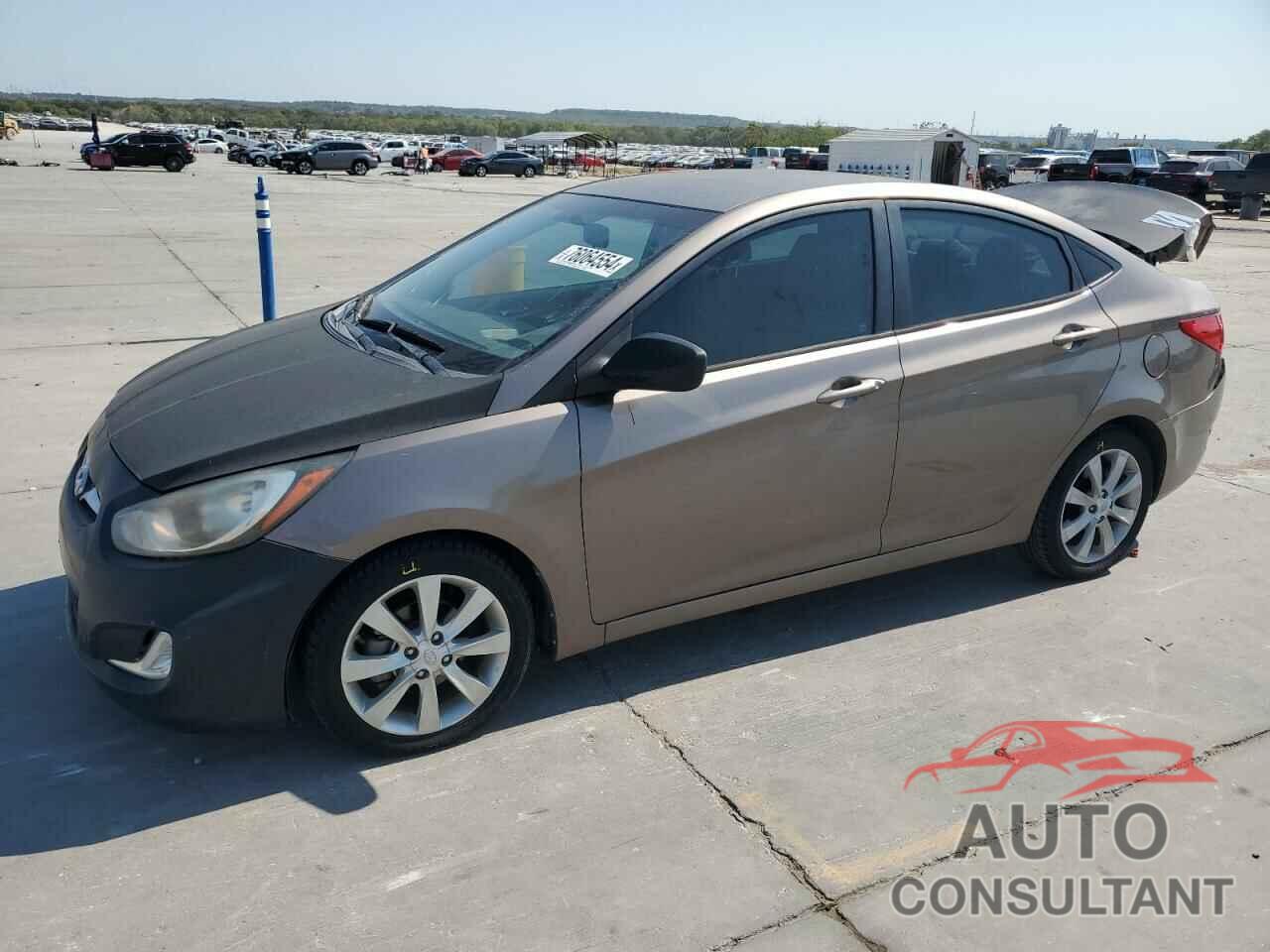 HYUNDAI ACCENT 2012 - KMHCU4AE7CU085513