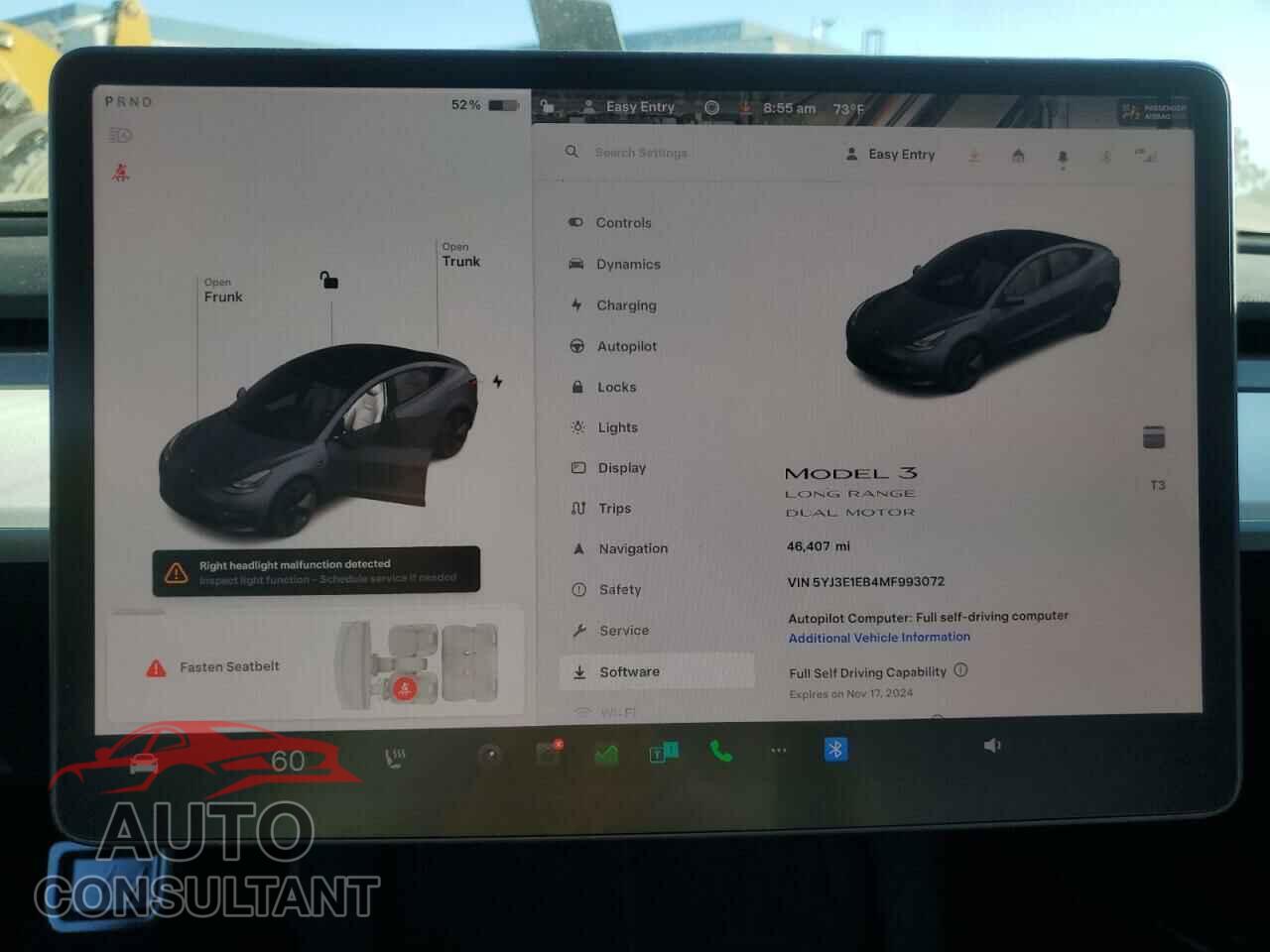 TESLA MODEL 3 2021 - 5YJ3E1EB4MF993072