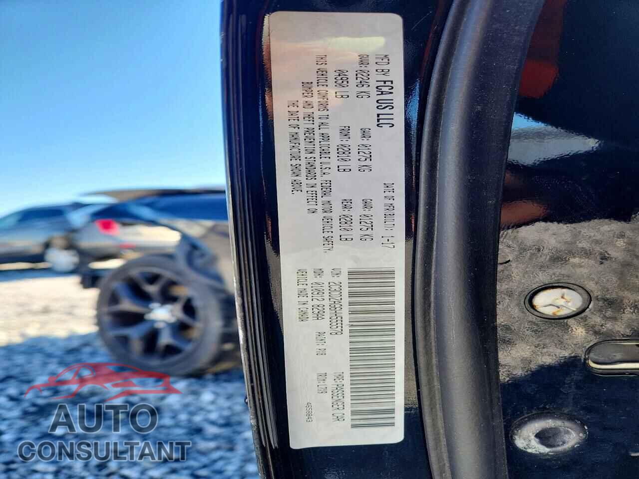 DODGE CHALLENGER 2017 - 2C3CDZAG6HH555578