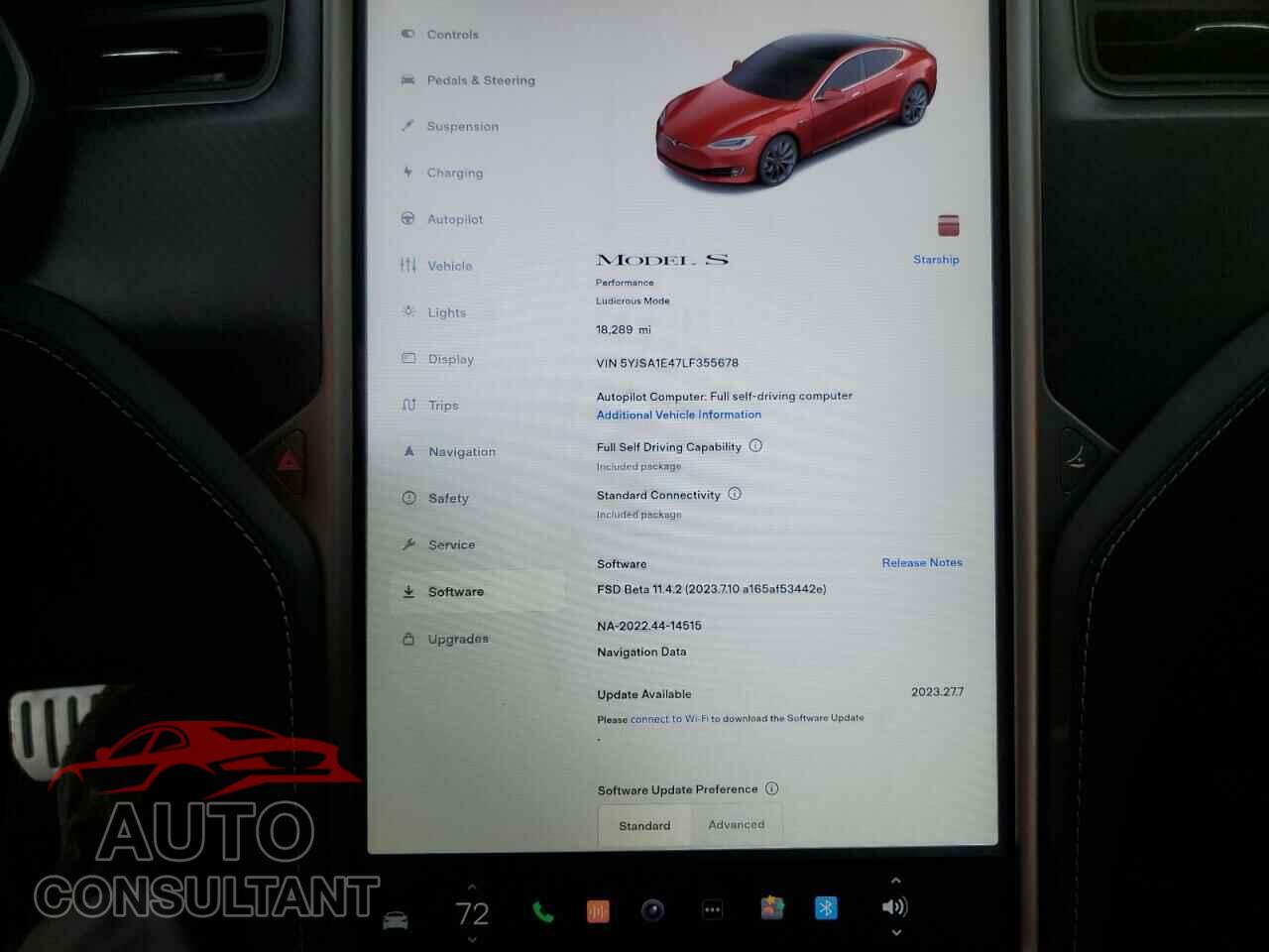TESLA MODEL S 2020 - 5YJSA1E47LF355678