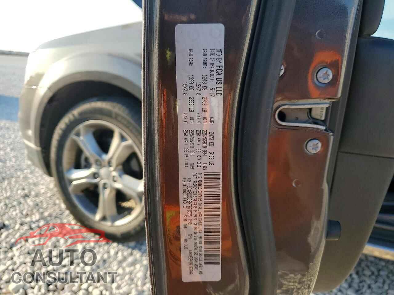 DODGE JOURNEY 2017 - 3C4PDCGG9HT671575