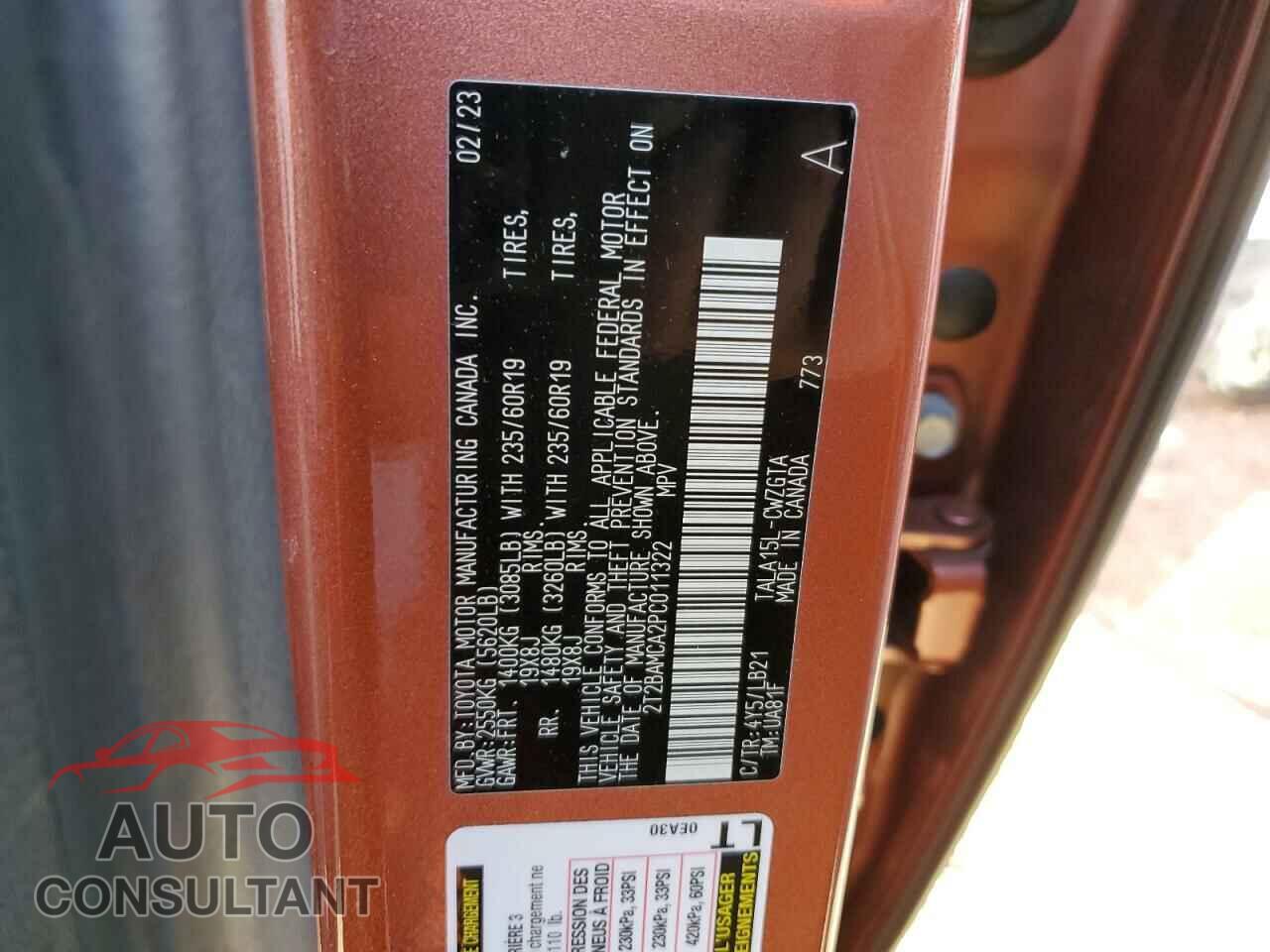 LEXUS RX350 2023 - 2T2BAMCA2PC011322