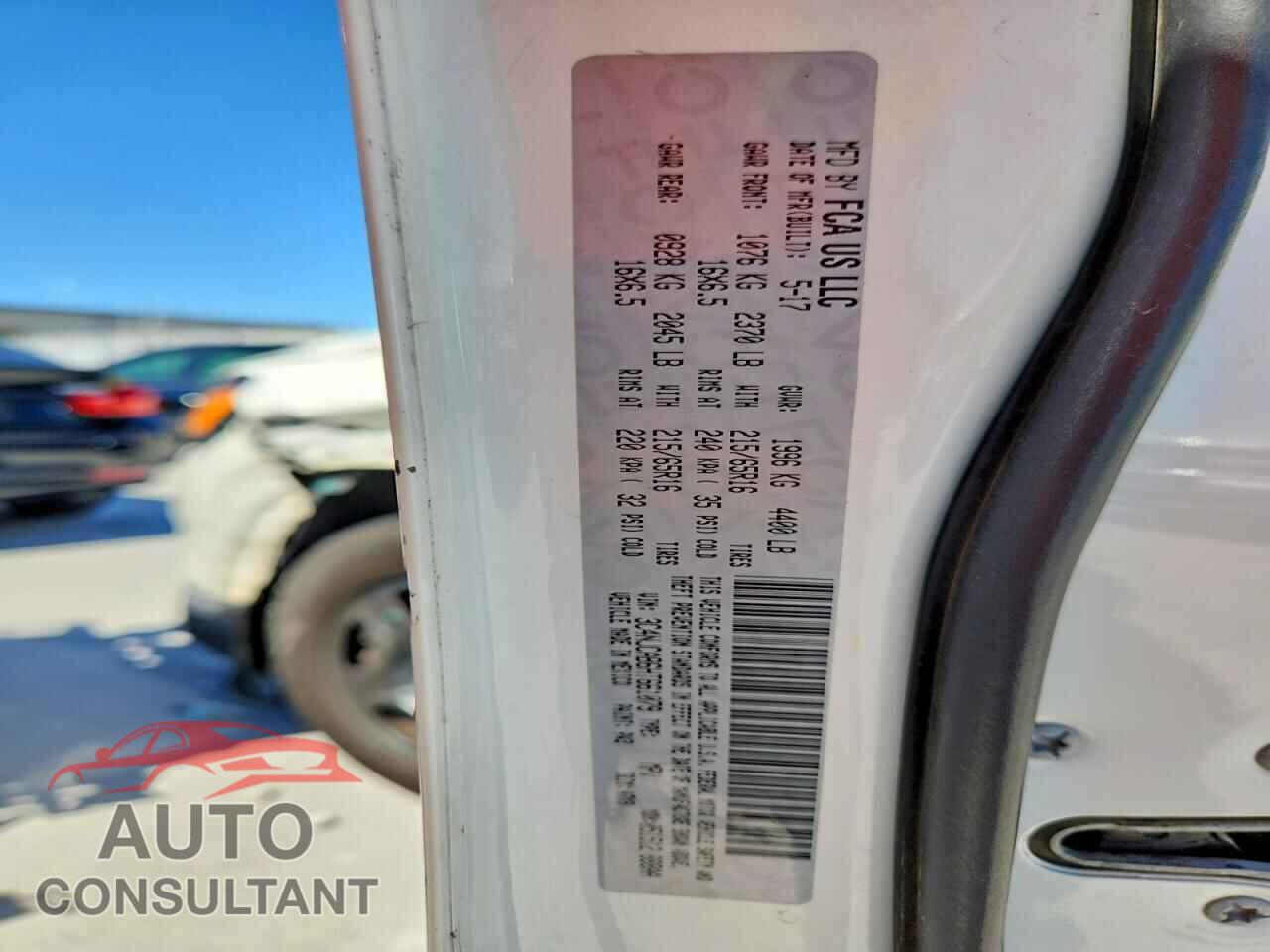 JEEP COMPASS 2017 - 3C4NJCAB6HT661079