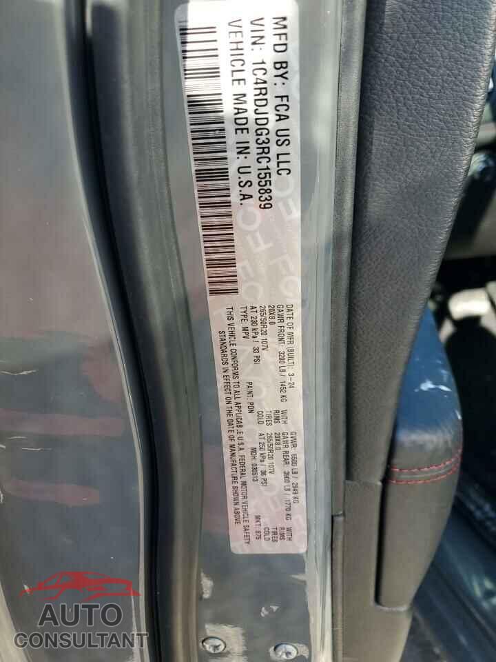 DODGE DURANGO 2024 - 1C4RDJDG3RC155839