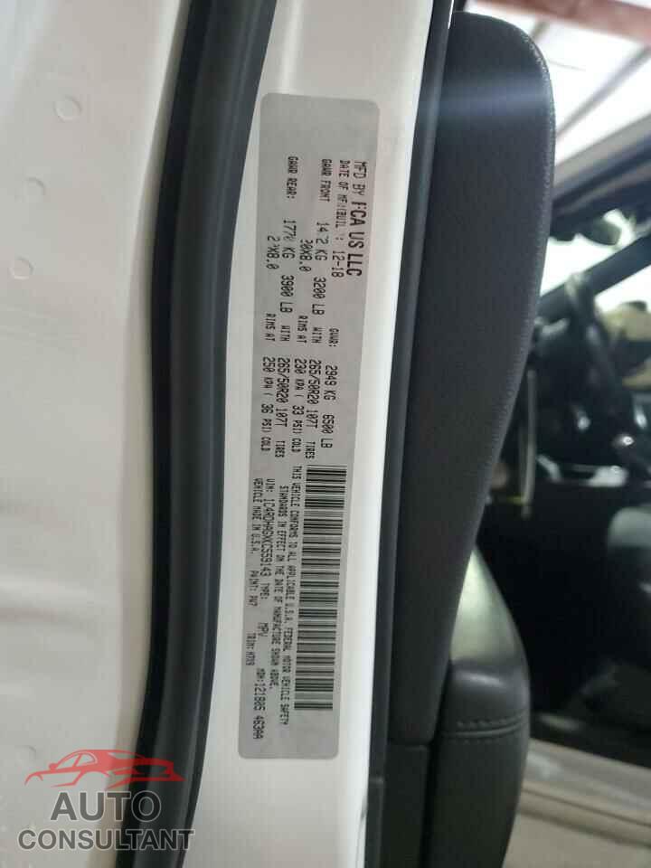 DODGE DURANGO 2019 - 1C4RDHAGXKC559143