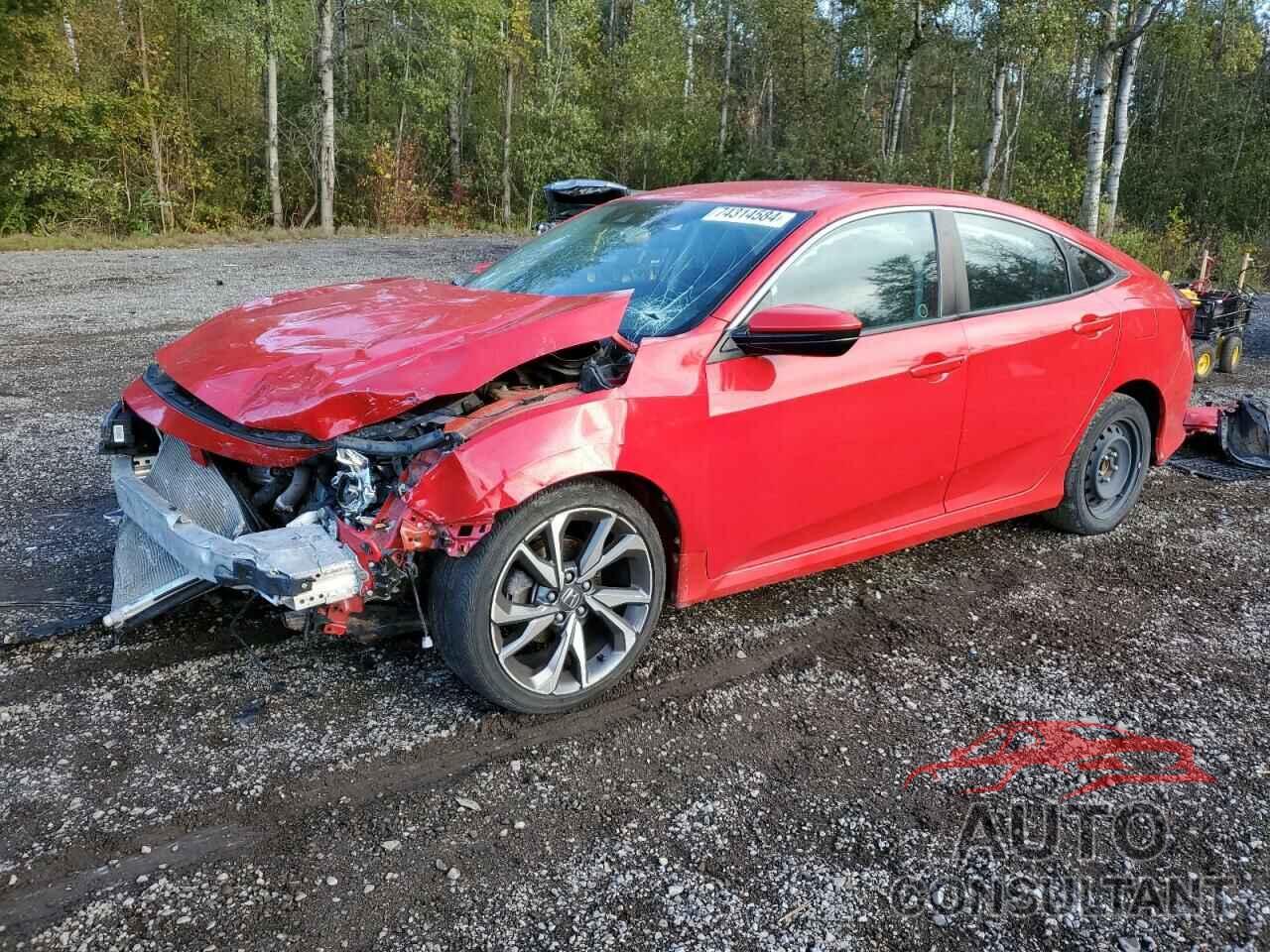 HONDA CIVIC 2019 - 2HGFC2F59KH029190