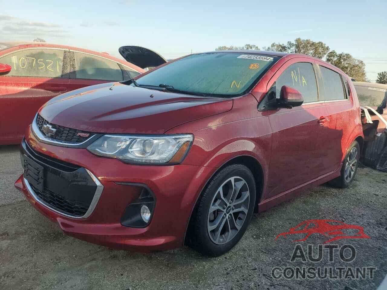 CHEVROLET SONIC 2018 - 1G1JD6SB7J4113666