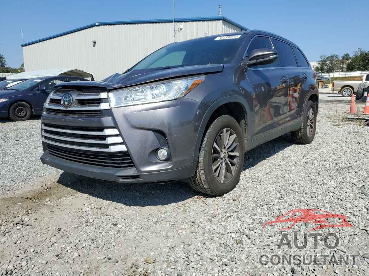 TOYOTA HIGHLANDER 2019 - 5TDKZRFHXKS555523