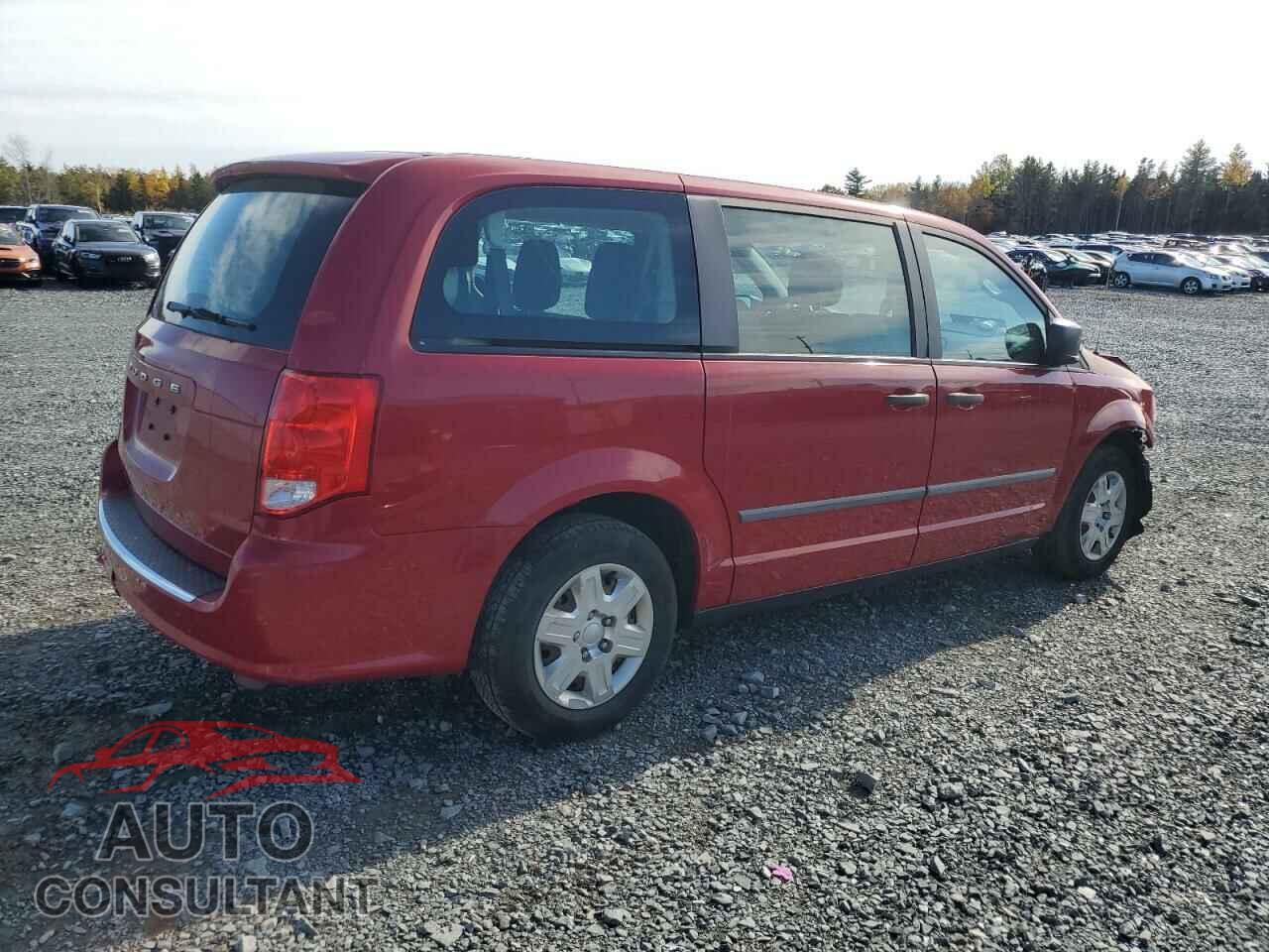DODGE CARAVAN 2012 - 2C4RDGBG3CR193284