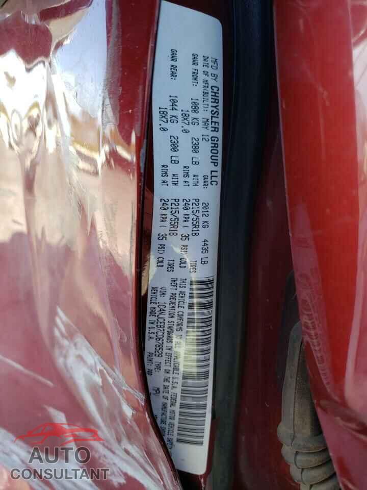JEEP COMPASS 2012 - 1C4NJCEB7CD678529