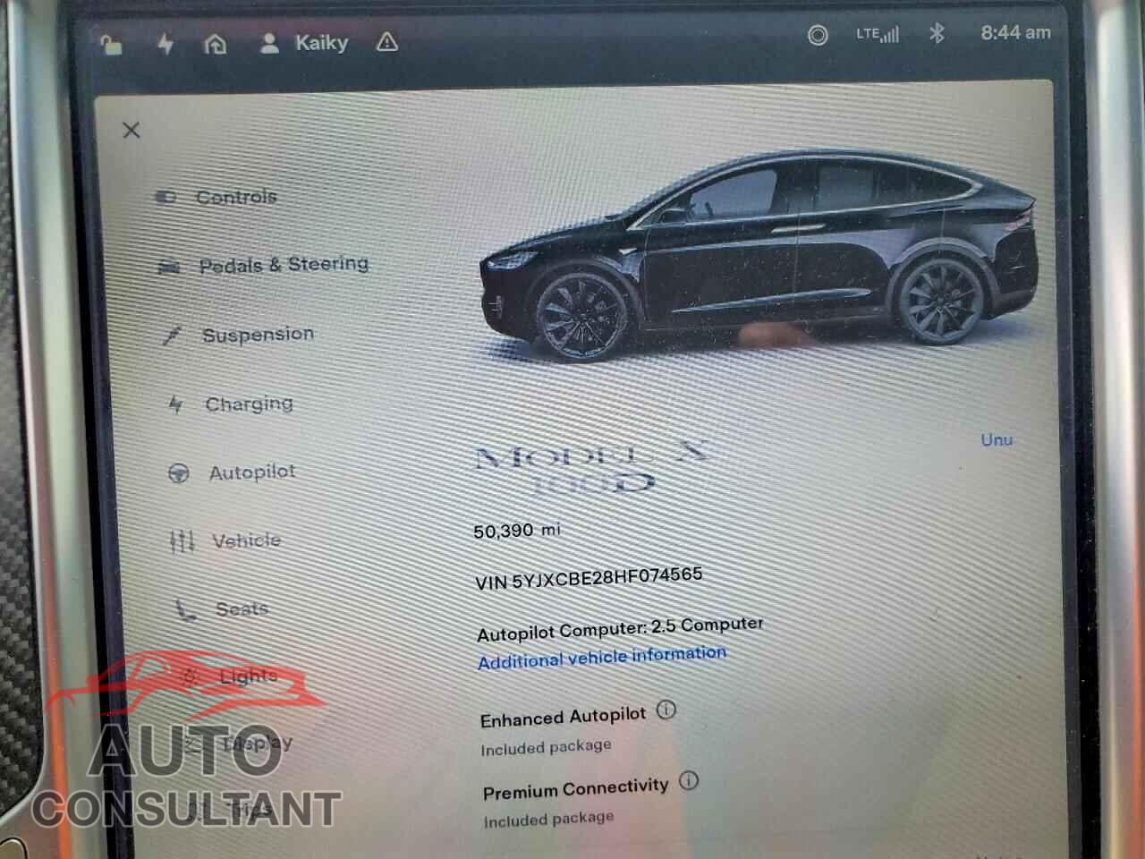 TESLA MODEL X 2017 - 5YJXCBE28HF074565