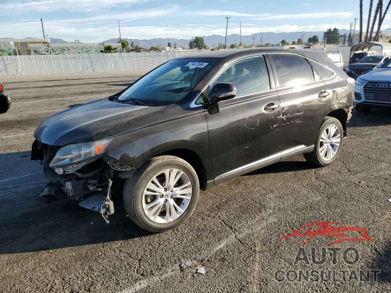 LEXUS RX450 2012 - JTJZB1BA6C2407517