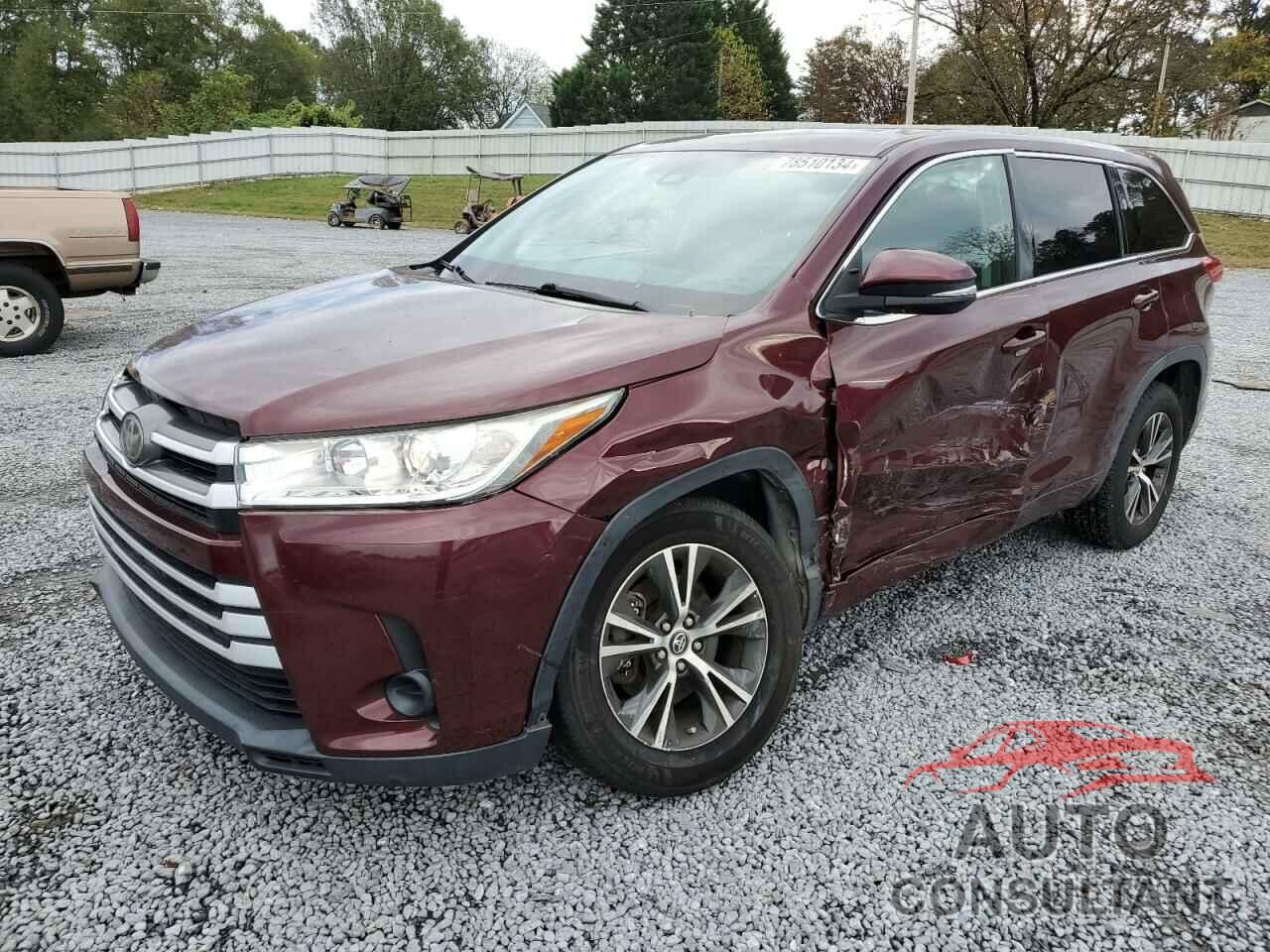 TOYOTA HIGHLANDER 2018 - 5TDZARFH4JS033006