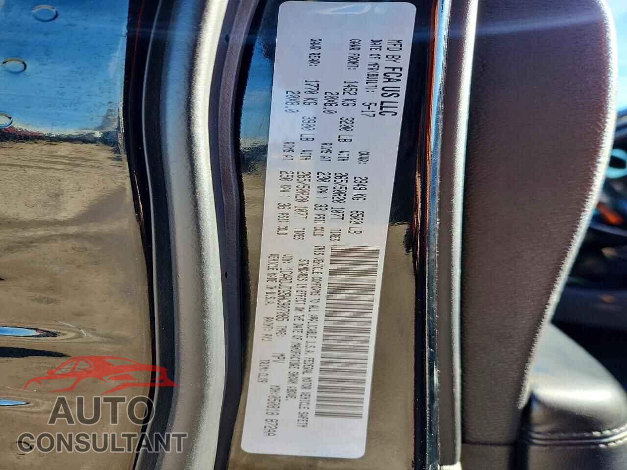 DODGE DURANGO 2017 - 1C4RDJDG5HC907085