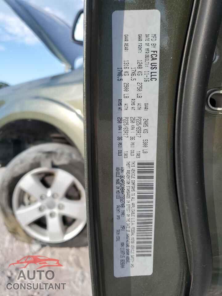 DODGE JOURNEY 2017 - 3C4PDCAB4HT552748