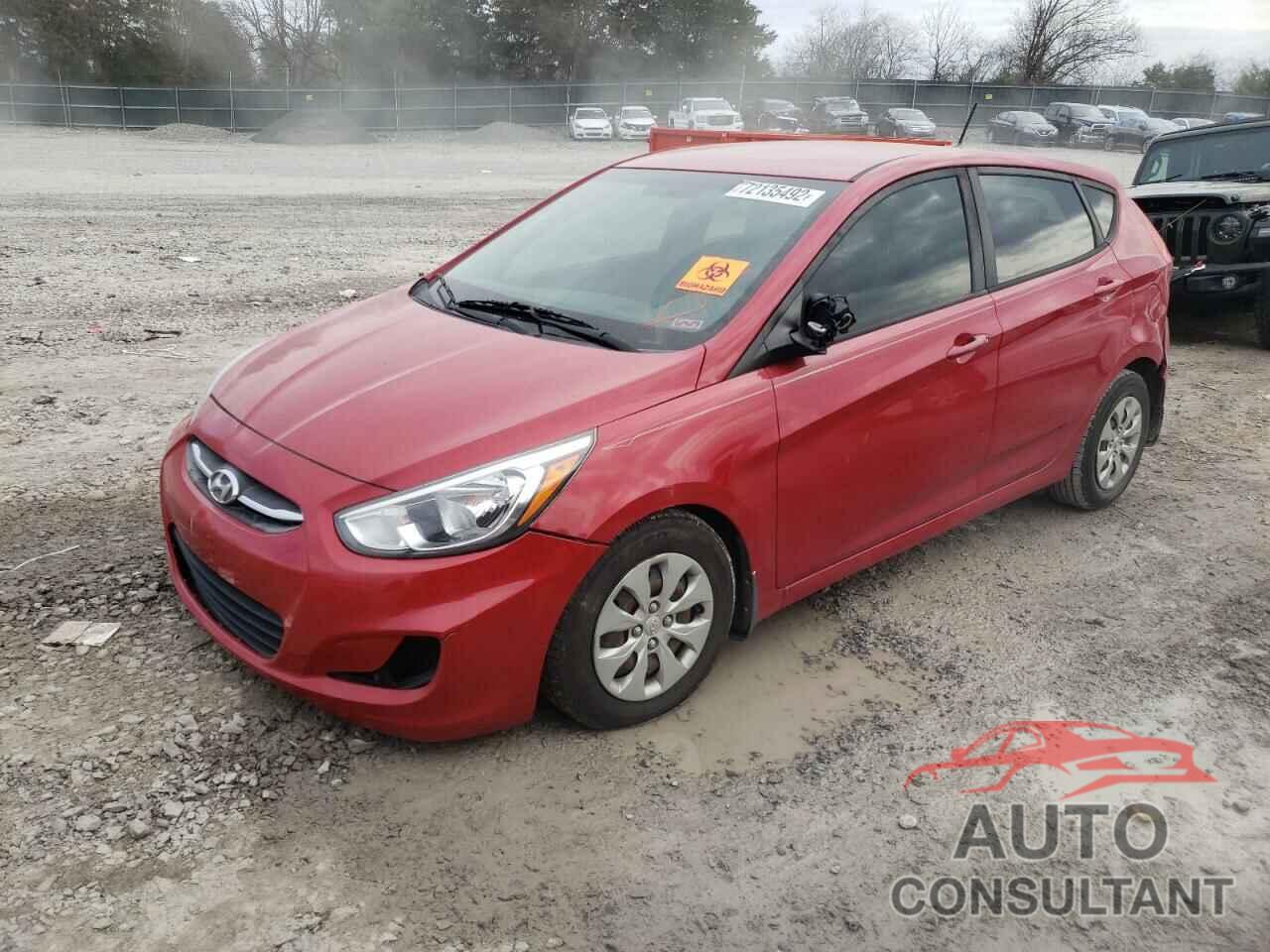 HYUNDAI ACCENT 2016 - KMHCT5AE9GU287266