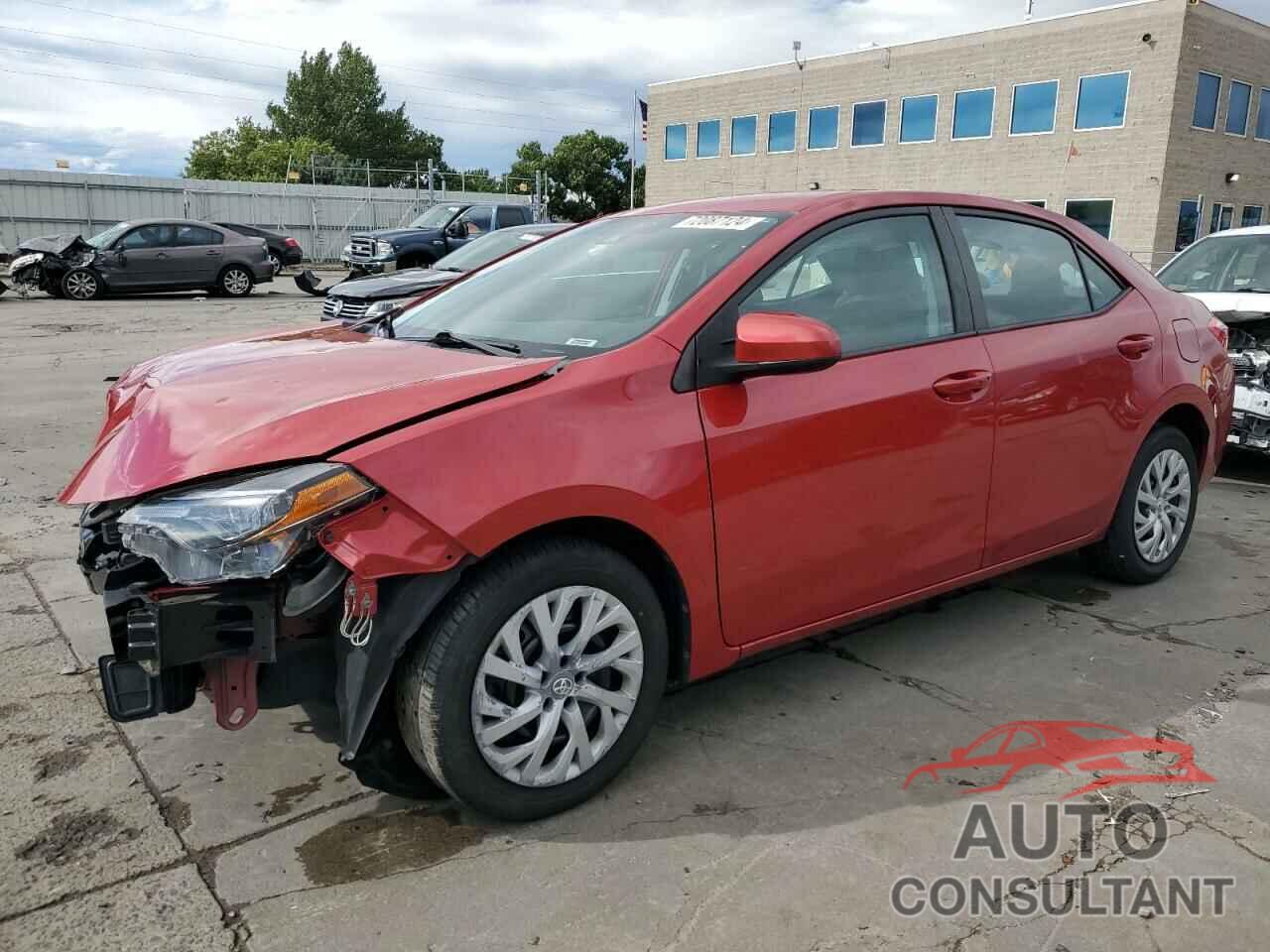 TOYOTA COROLLA 2017 - 2T1BURHEXHC860989