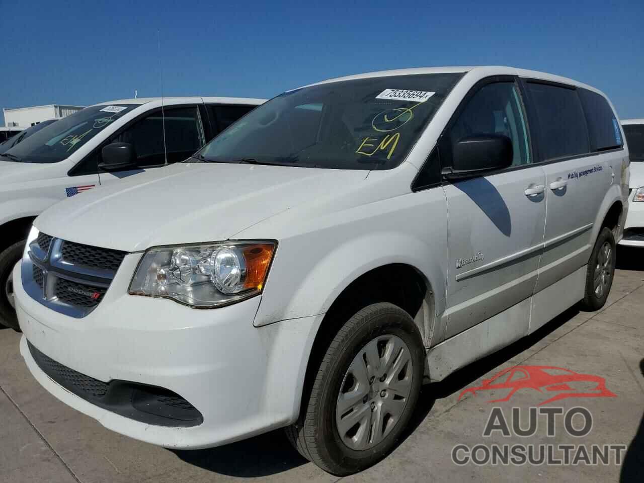 DODGE CARAVAN 2017 - 2C4RDGBG0HR776497