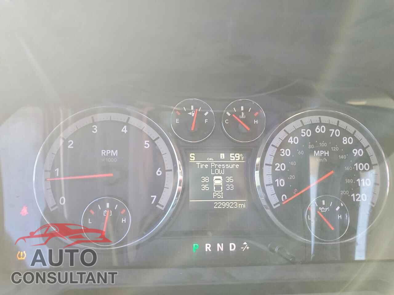 DODGE RAM 1500 2012 - 1C6RD7GP4CS130709