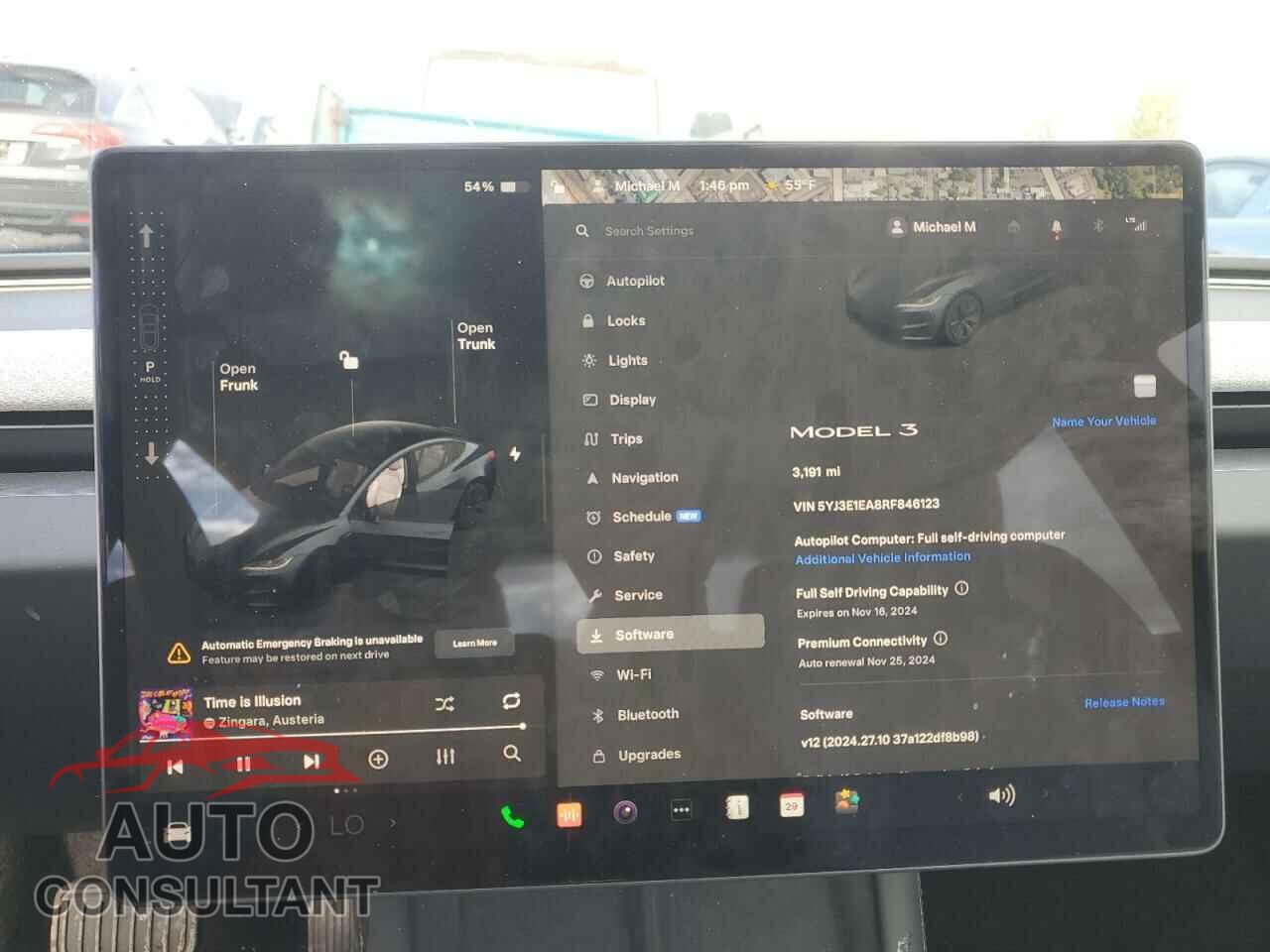 TESLA MODEL 3 2024 - 5YJ3E1EA8RF846123
