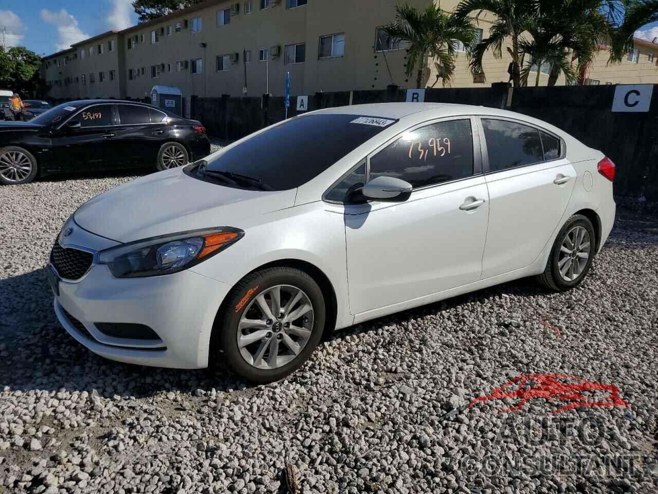 KIA FORTE 2016 - KNAFX4A65G5551017