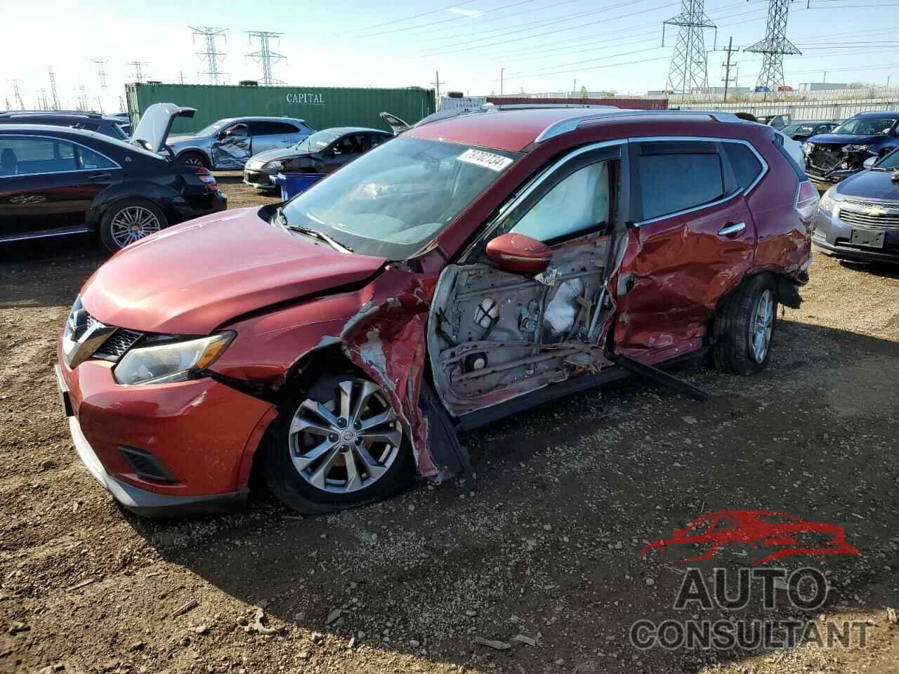 NISSAN ROGUE 2015 - KNMAT2MV2FP571826