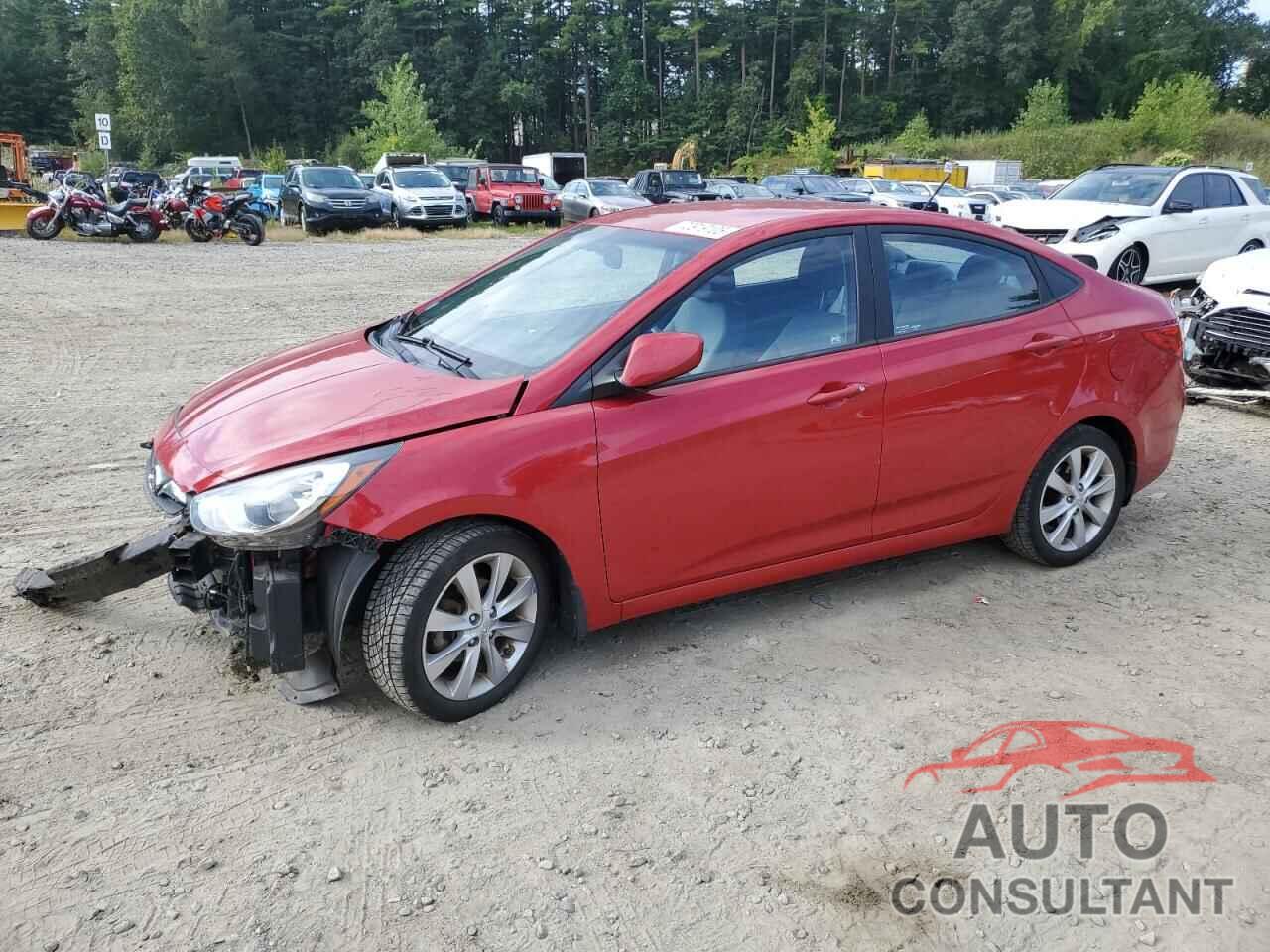 HYUNDAI ACCENT 2013 - KMHCU4AE4DU440235