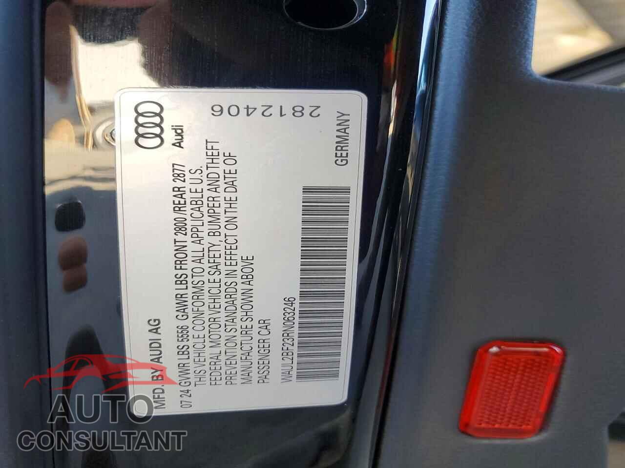 AUDI A6 2024 - WAUL2BF23RN063246