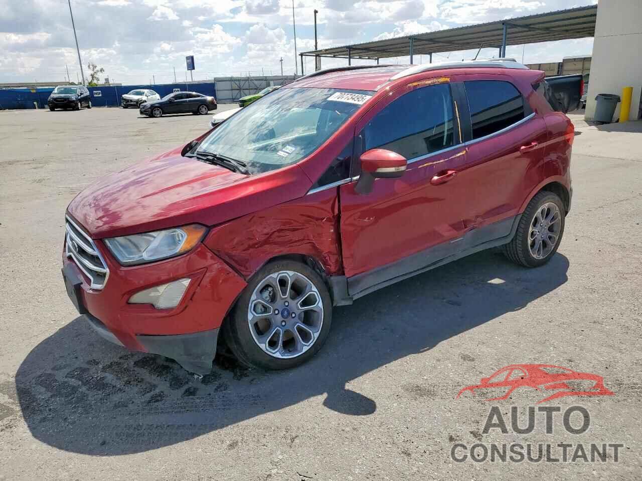 FORD ECOSPORT 2020 - MAJ6S3KL5LC376912