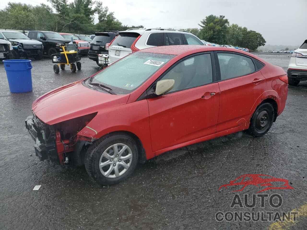 HYUNDAI ACCENT 2013 - KMHCT4AE6DU287943