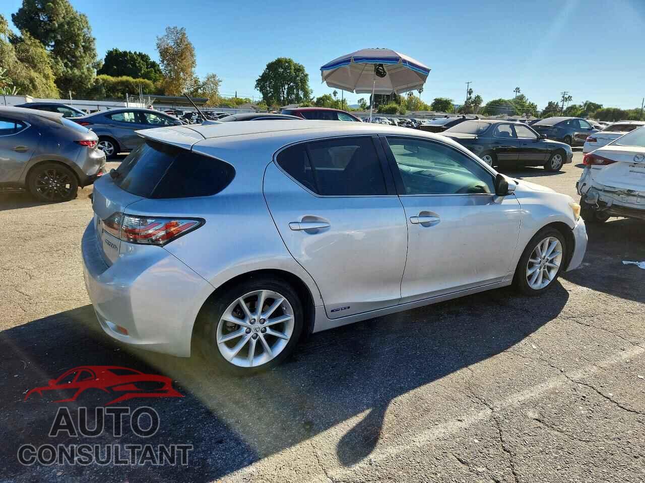 LEXUS CT 200 2012 - JTHKD5BH6C2101788