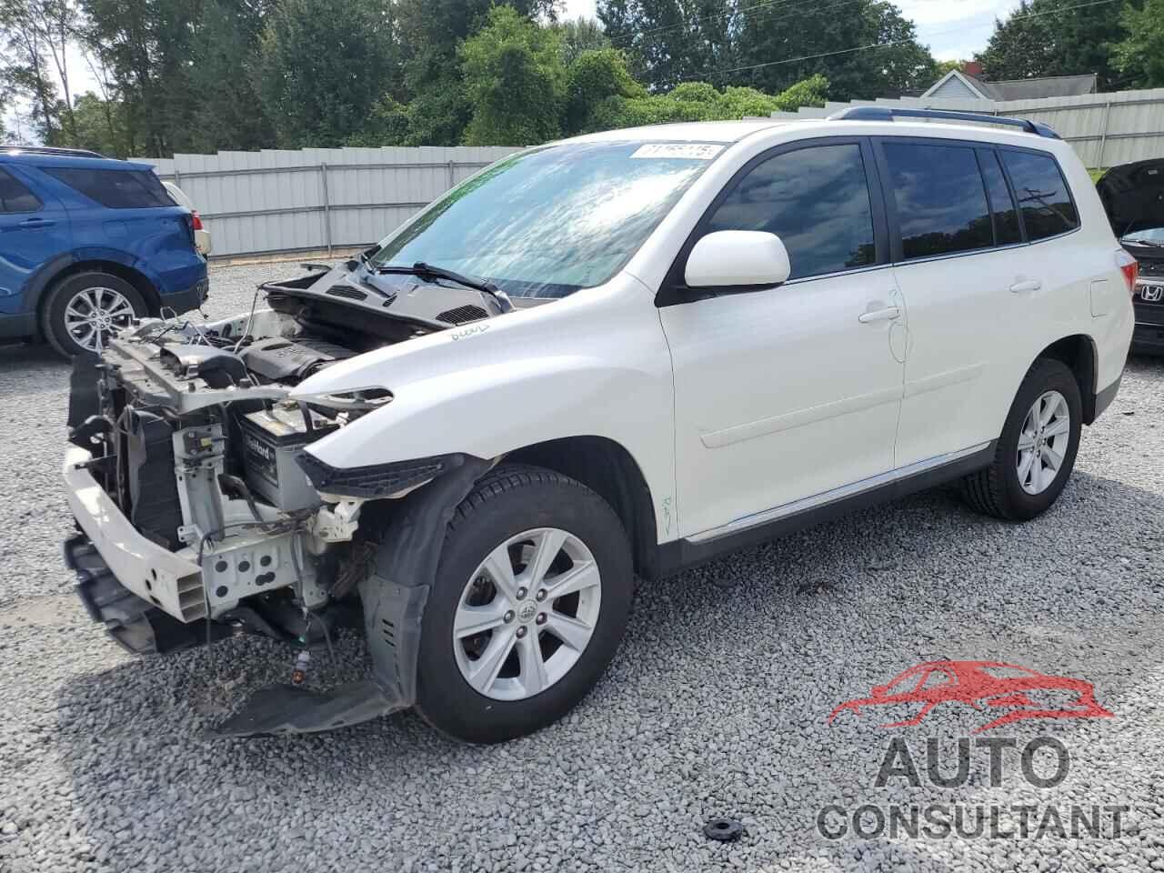 TOYOTA HIGHLANDER 2013 - 5TDZA3EH4DS039908