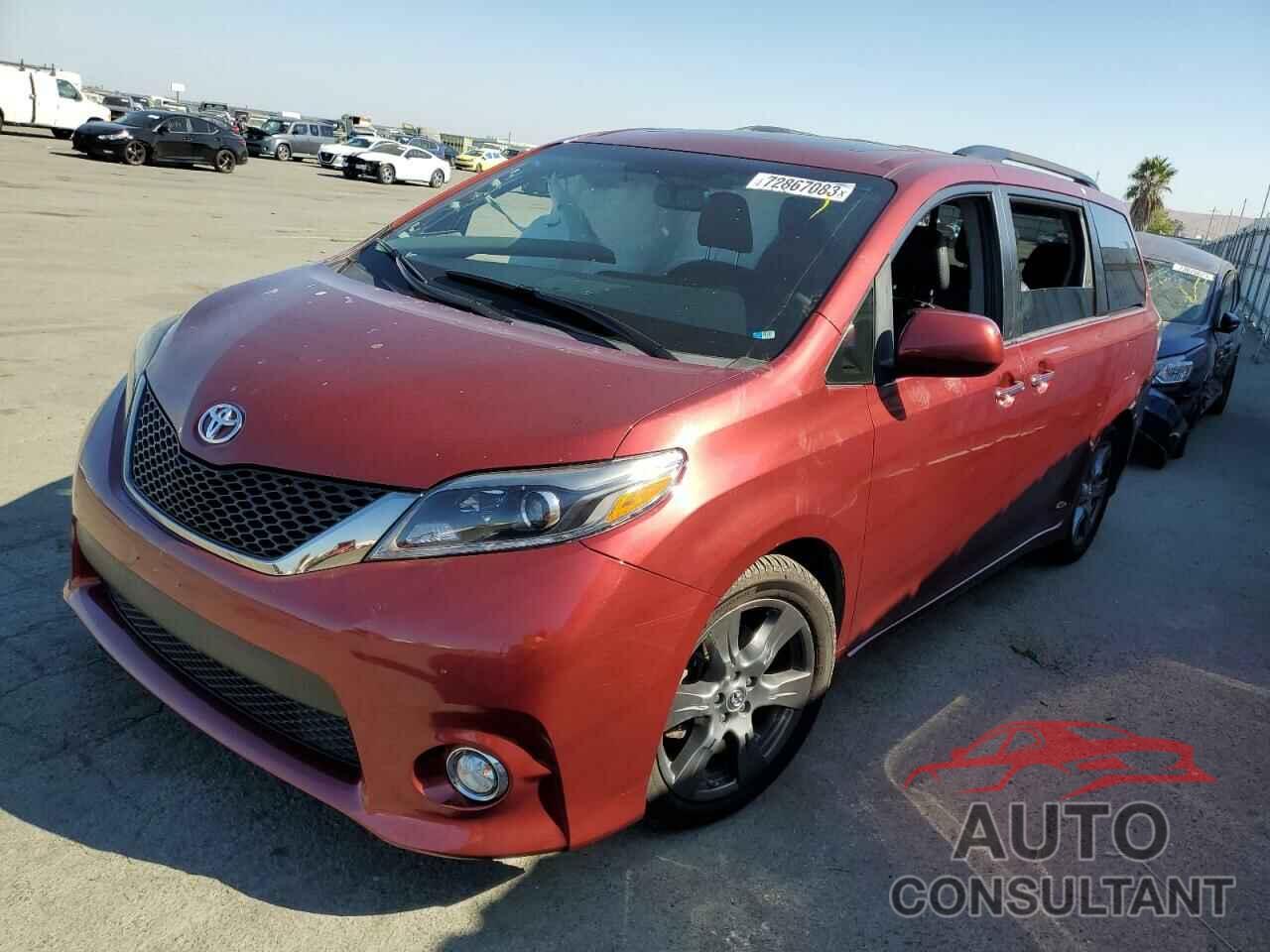 TOYOTA SIENNA 2017 - 5TDXZ3DC1HS832014